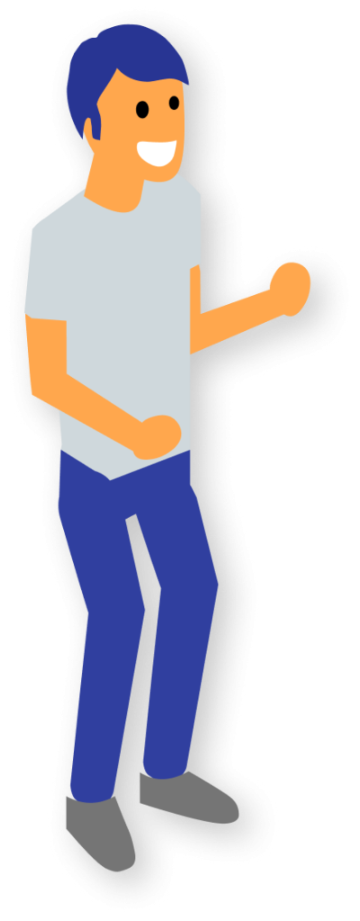 Illustration of a disabled individual